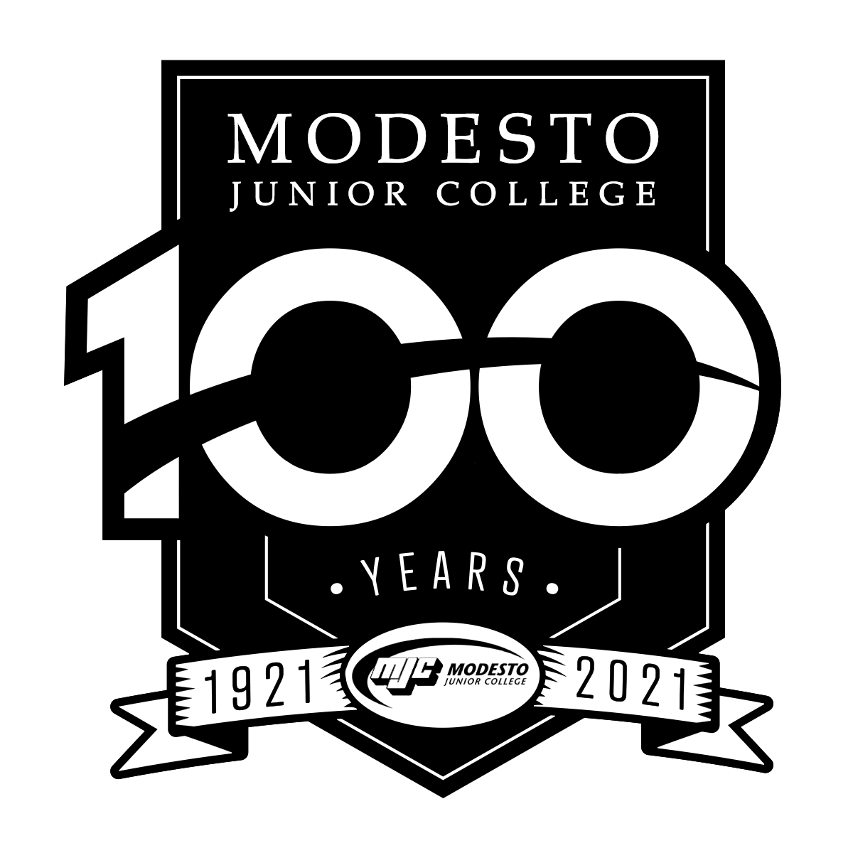 MJC Centennial Logo Black