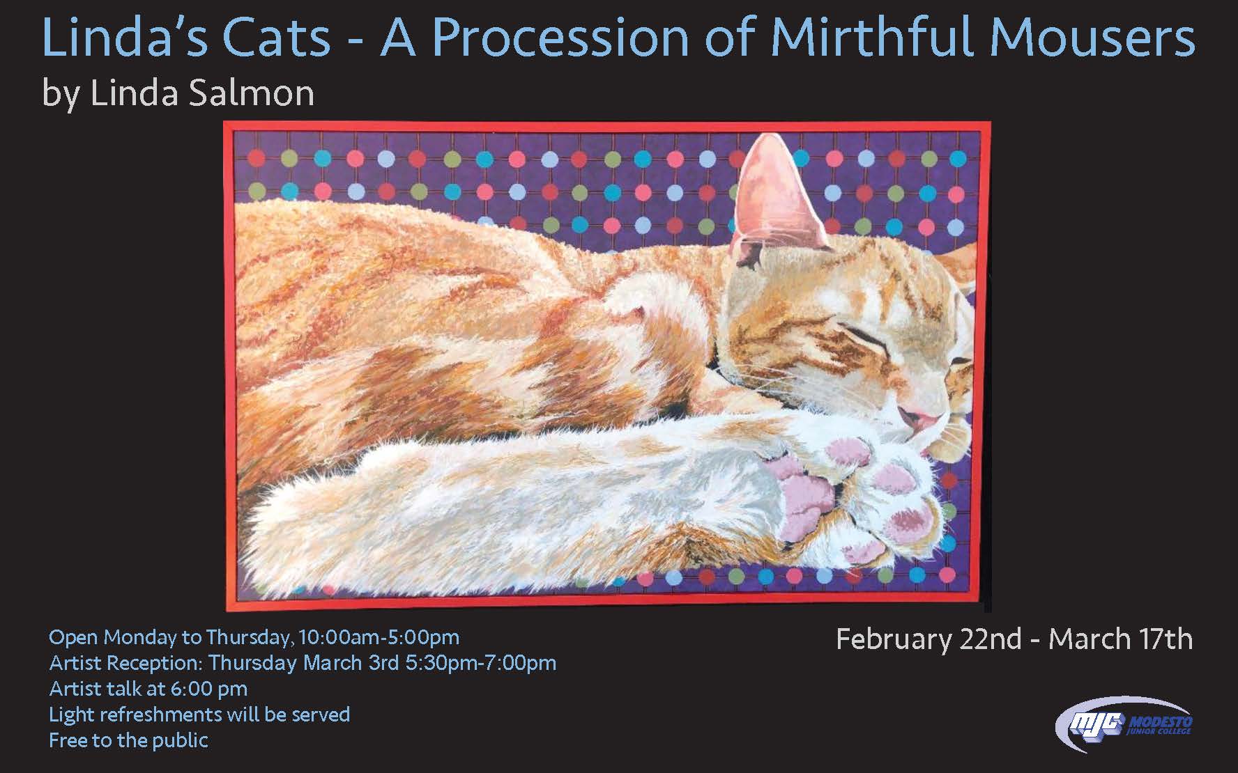 Linda's Cats - A Procession of Mirthful Mousers