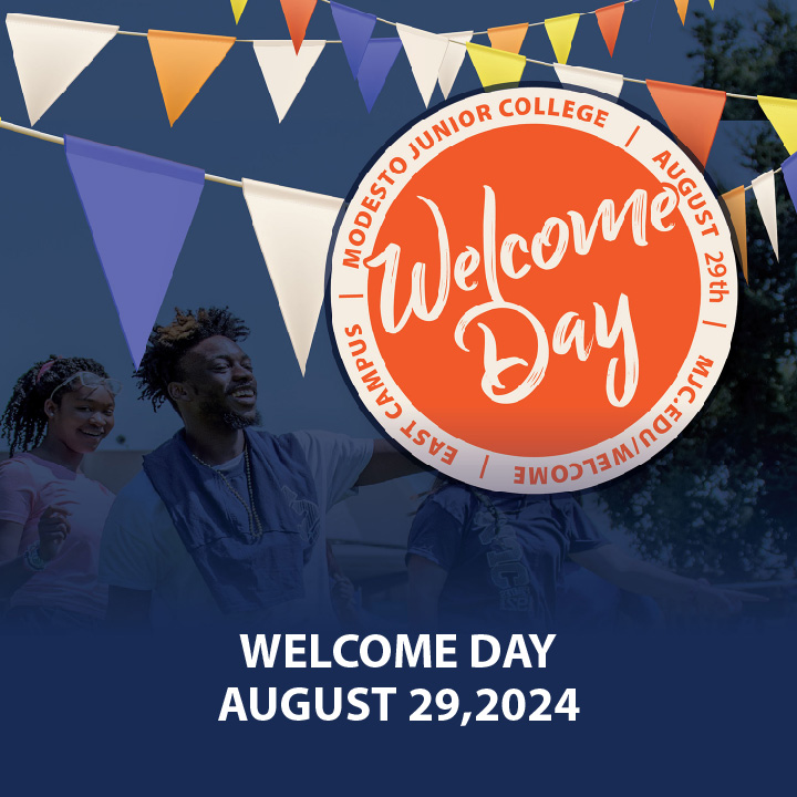 MJC welcomes all students on Welcome Day, August 29th